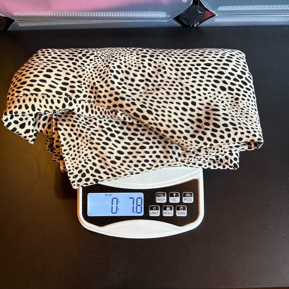 Evan-Picone Dalmatian Print Button Up Blouse Size 16 Neutral Chic Workwear - Picture 7 of 7